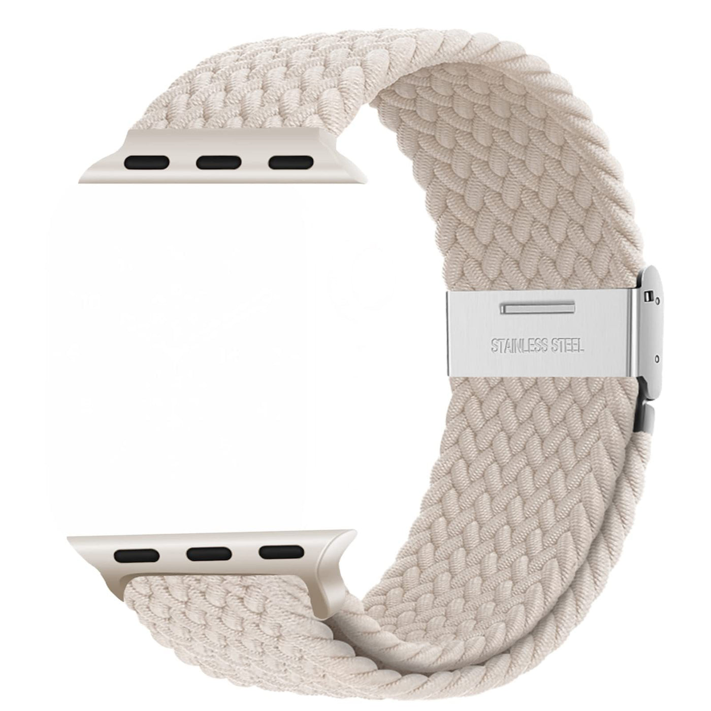 Nepfaivy Compatible With Apple Watch Band - 38mm 40mm 41mm 42mm 44mm 45mm 49mm Braided Stretchy Sport Band For Apple Watch Series SE 8 7 6 5 4 3 2 1, Women Men Nylon Fabric Elastic Loop Breathable Wat