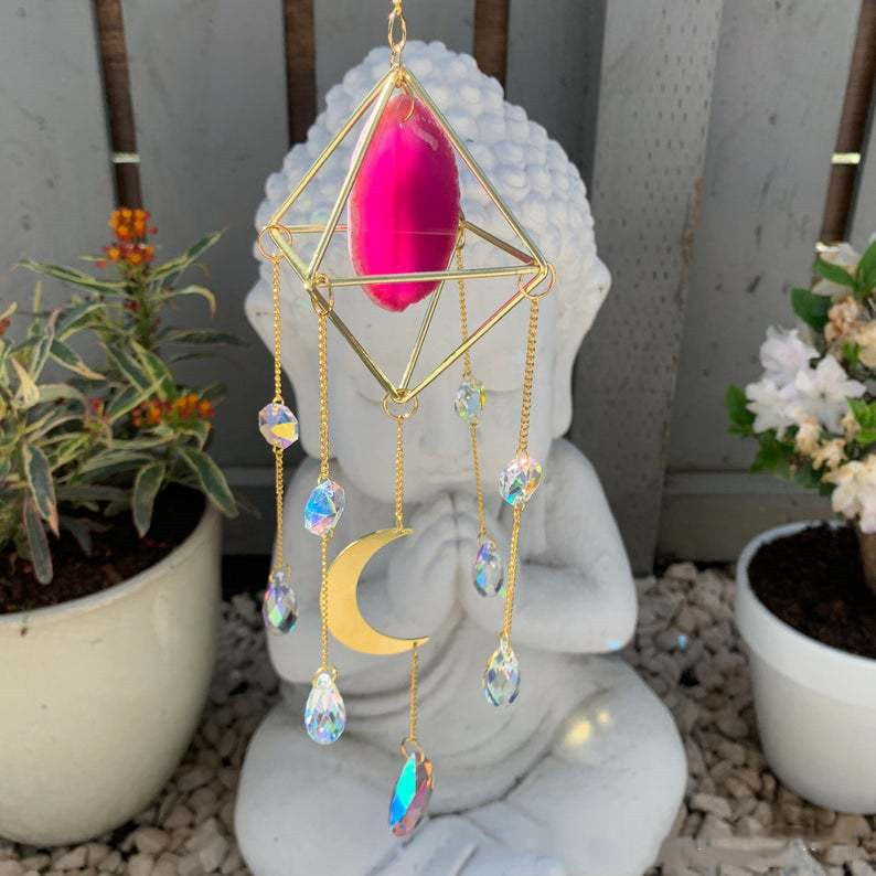 Wind Chimes Creativos Brillantes para Decoración del Hogar: Estilo Unisex