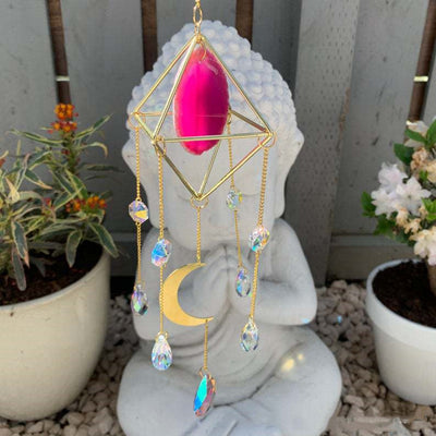 Wind Chimes Creativos Brillantes para Decoración del Hogar: Estilo Unisex