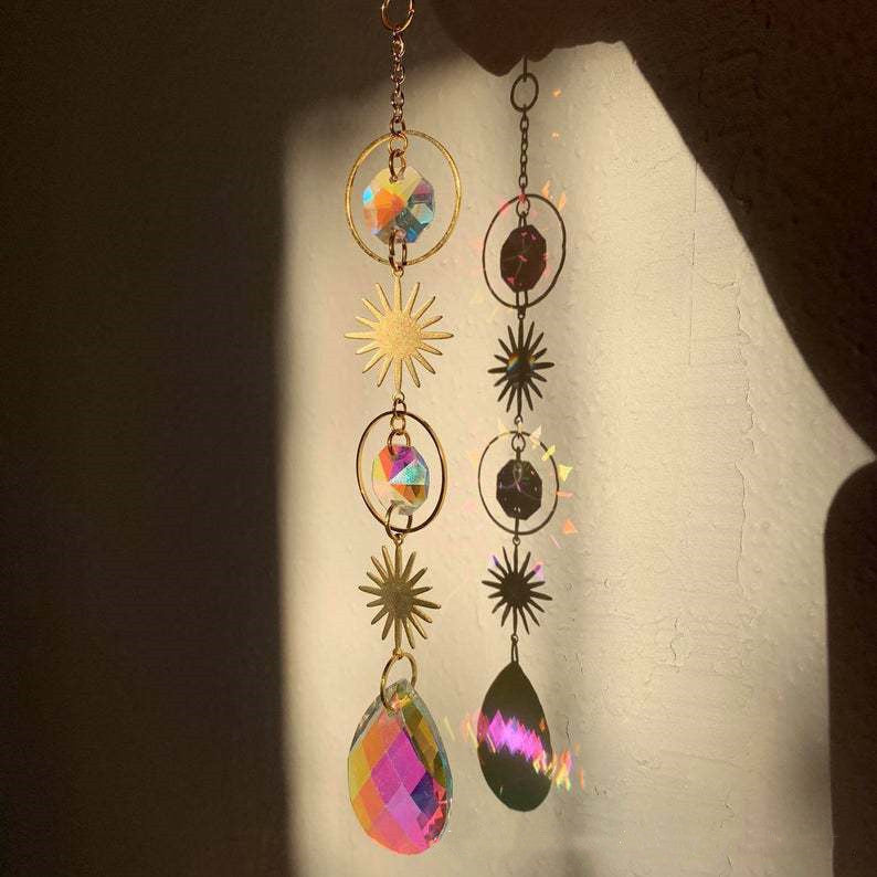 Wind Chimes Creativos Brillantes para Decoración del Hogar: Estilo Unisex