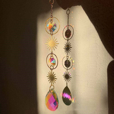 Wind Chimes Creativos Brillantes para Decoración del Hogar: Estilo Unisex