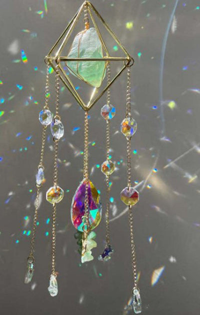 Wind Chimes Creativos Brillantes para Decoración del Hogar: Estilo Unisex