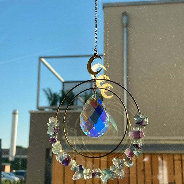 Wind Chimes Creativos Brillantes para Decoración del Hogar: Estilo Unisex