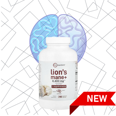 Despierta tu Mente: Lion's Mane+ 8400 mg para Concentración y Claridad Imparables.