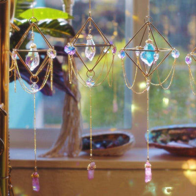 Wind Chimes Creativos Brillantes para Decoración del Hogar: Estilo Unisex