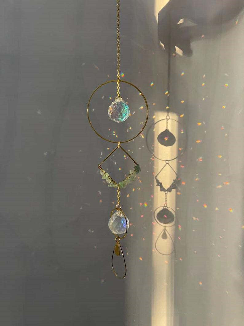 Wind Chimes Creativos Brillantes para Decoración del Hogar: Estilo Unisex